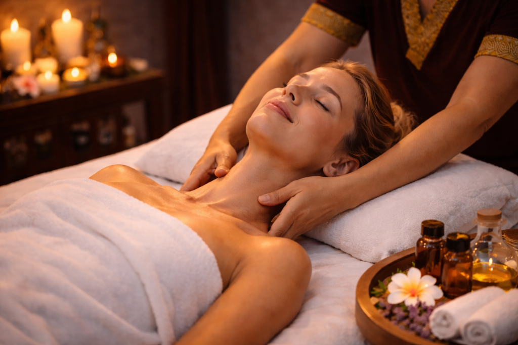 Rücken-Nacken-Massage